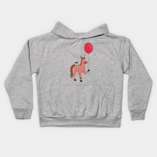 Happy Birthday Horse Kids Hoodie